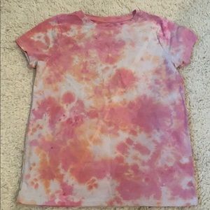 Cat and jack tie dyed top